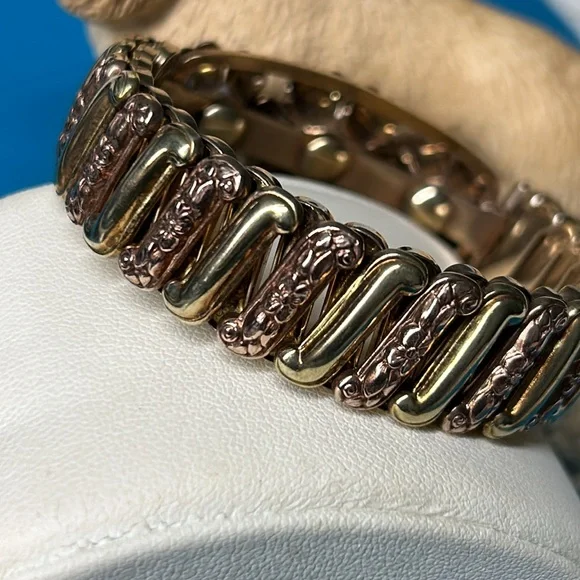🖤LUSTERN 12K gold on Sterling silver Expansion bracelet